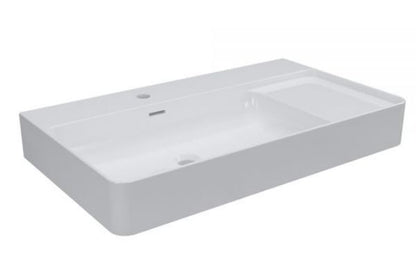 Essentials Blade 800x460mm Basin One Tap Hole