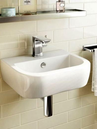 Essentials Essence 400mm Cloakroom Basin With One Tap Hole
