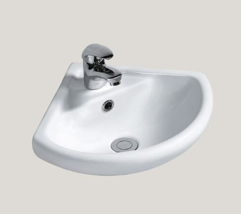 Essentials Flite / Ivo 310mm Corner Basin w/ One Tap Hole