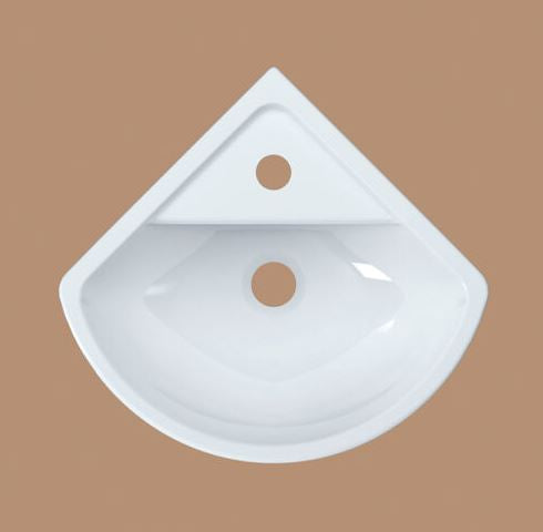 Essentials Flite / Ivo 310mm Corner Basin w/ One Tap Hole