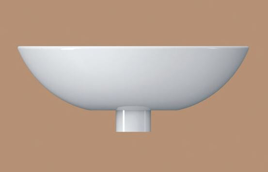 Essentials Flite / Ivo 310mm Corner Basin w/ One Tap Hole