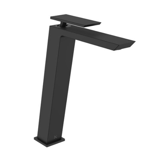 Crosswater Limit Tall Basin Monobloc Mixer - Matt Black