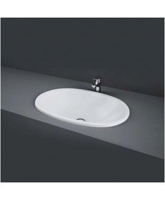 Enjoy a Modern Bath - RAK Lily 46cm Over Counter Wash Basin