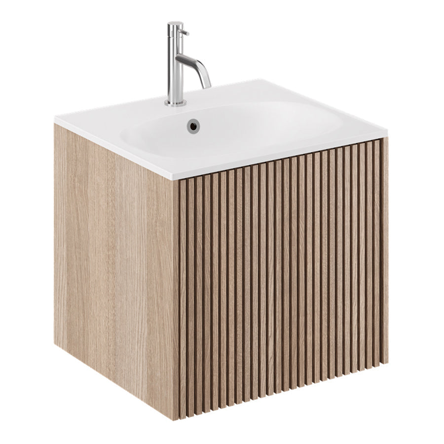 Crosswater Limit 500 Single Drawer Unit with Matt White Basin