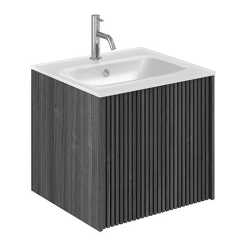 Crosswater Limit 500 Single Drawer Unit with Ice White Basins