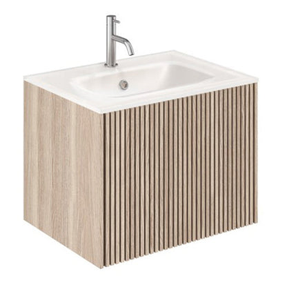 Crosswater Limit 600 Single Drawer Unit with Ice White Basin