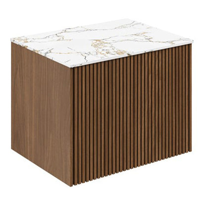 Crosswater Limit 600 Single Drawer Unit with Gold Vein Estatuario Worktop