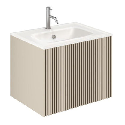 Crosswater Limit 600 Single Drawer Unit with Ice White Basin