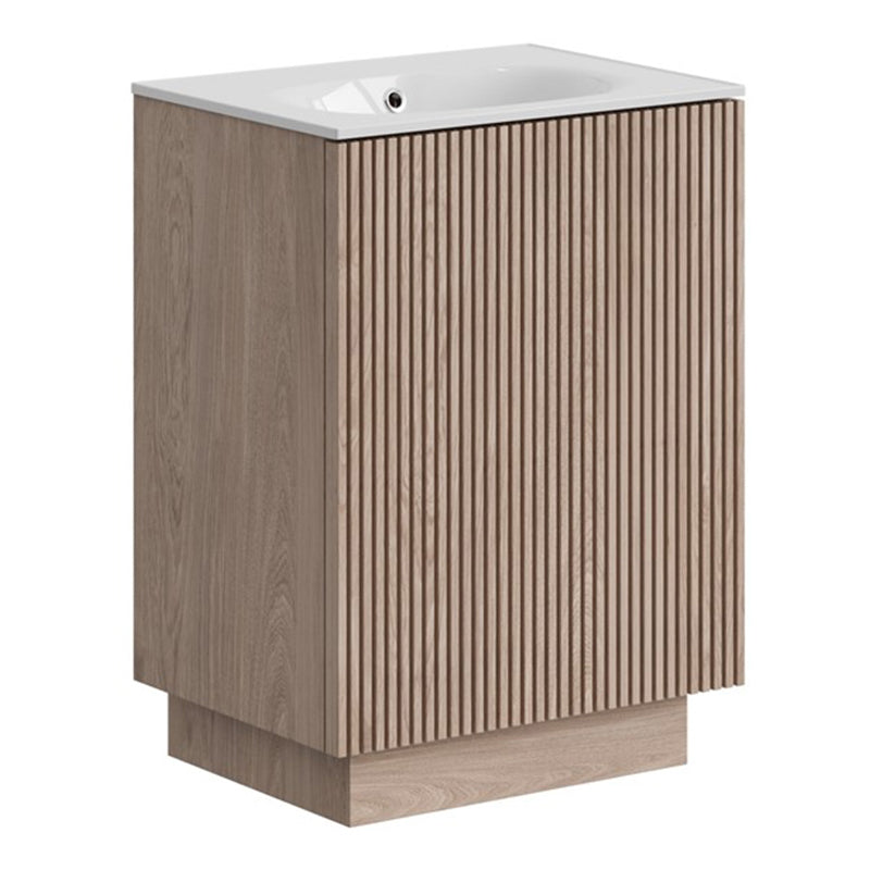 Crosswater Limit 600mm Floorstanding Door Unit with Cast Mineral Marble Basin