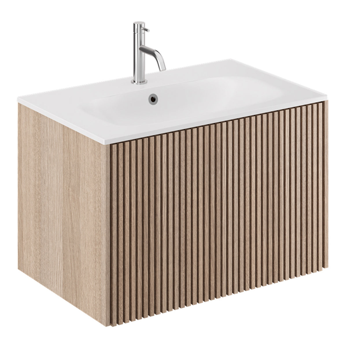Crosswater Limit 700 Single Drawer Unit with Matt White Basin