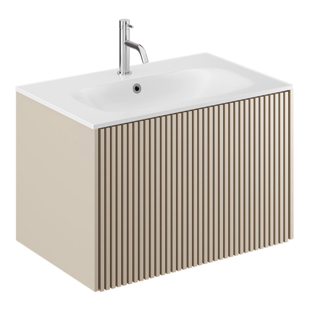 Crosswater Limit 700 Single Drawer Unit with Cast Mineral Marble Basin