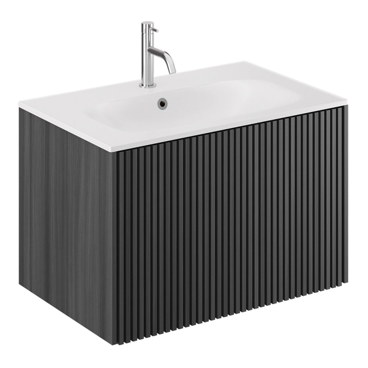 Crosswater Limit 700 Single Drawer Unit with Matt White Basin