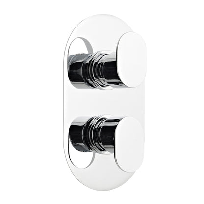 SW6 Logik Thermostatic Concealed Shower with Fixed Overhead Drencher Option 2