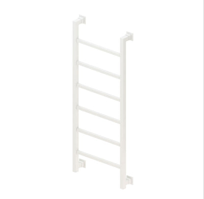 Eastbrook Loxley 800 x 600mm Square Heated Towel Rail Matt White