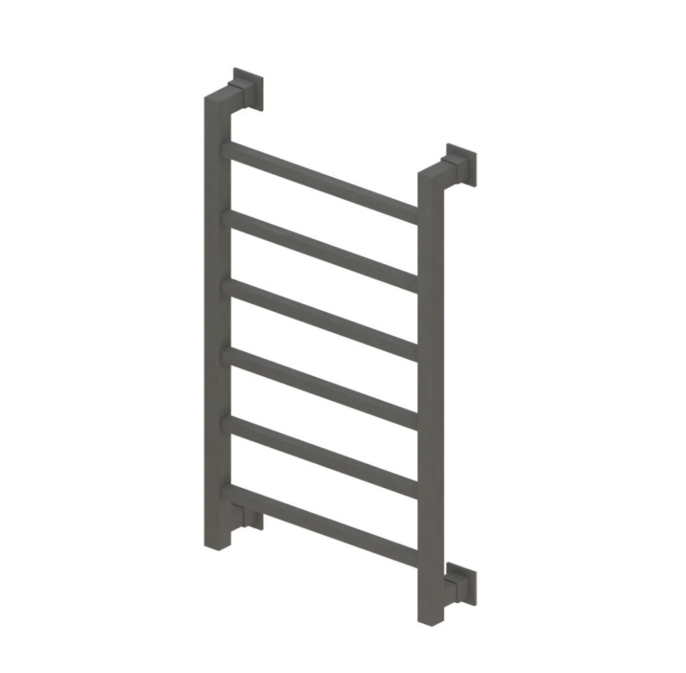 Eastbrook Loxley 1200 x 500mm Square Heated Towel Rail Matt Anthracite
