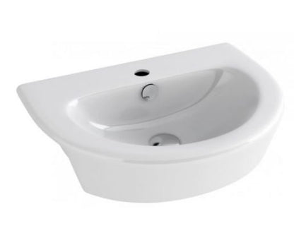 Essentials Arco  550mm Semi Countertop Basin With One Tap Hole