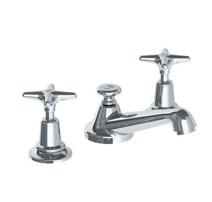 Lefroy Brooks Classic Basin Mixer w/ Star Handles & Waste