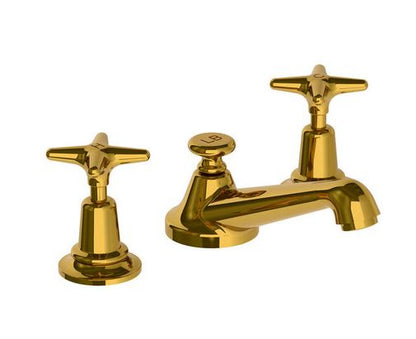Lefroy Brooks Classic Basin Mixer w/ Star Handles & Waste