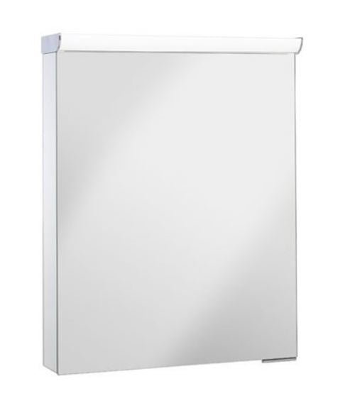 Lustro 500 x 145 x 700mm Mirrored Cabinet w/ shaver socket