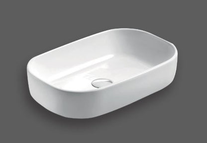 Essentials Grace Slimline Countertop Bowl BLACK