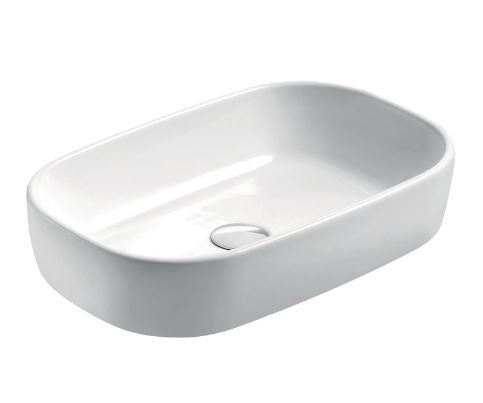 Essentials Grace Slimline Countertop Bowl BLACK