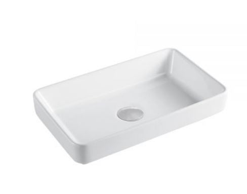 Essentials Arco square countertop basin 550mm