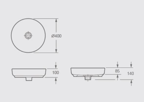 Explore Essentials Alma Round Countertop Basin For Your Space