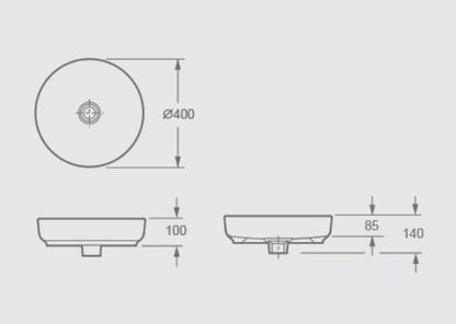 Explore Essentials Alma Round Countertop Basin For Your Space