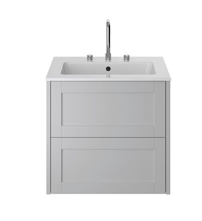 Lynton 600mm Wall Hung Dove Grey