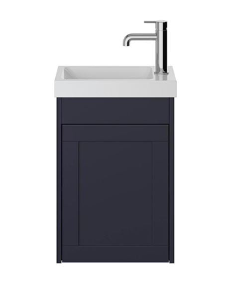 Lynton 400mm Cloak Room Wall Hung  Midnight Blue