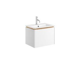Mada 500mm Wall Mounted Rectangular Vanity Unit - White Matt