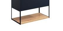 Mada Wall Mounted Rectangular Shelf & Frame Blue 700mm