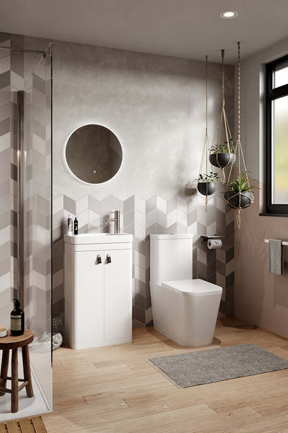 SANEUX Matteo Rimless Close Coupled WC Pan