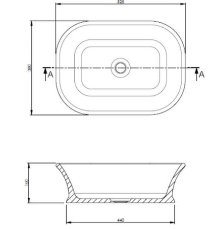 BC Designs Magnus / Senator Counter Top Basin