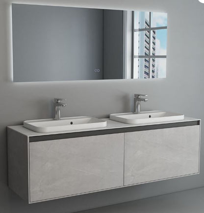 Essentials Arco Quartz 1600 White Marble Worktop