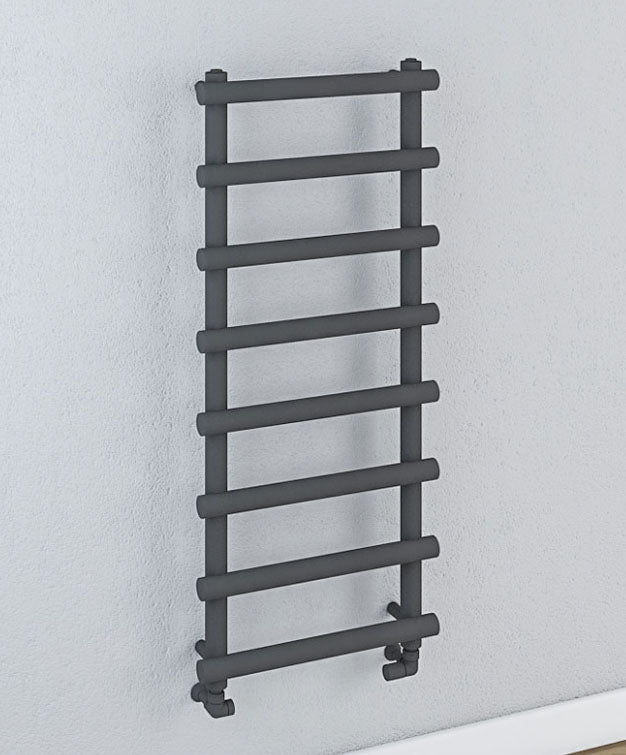 Eastbrook Marlow 1750 x 500mm Rail On Rail Heated Towel Rail Matt Anthracite