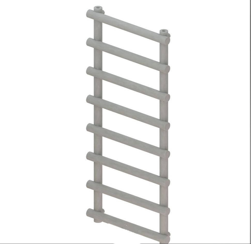 Eastbrook Marlow 1750 x 500mm Rail On Rail Heated Towel Rail Matt Grey