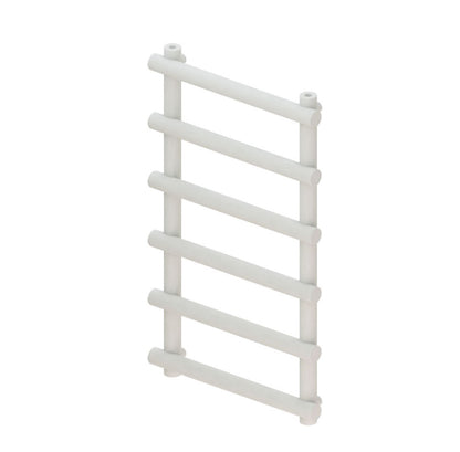 Eastbrook Marlow 850 x 600mm Rail On Rail Heated Towel Rail Matt White