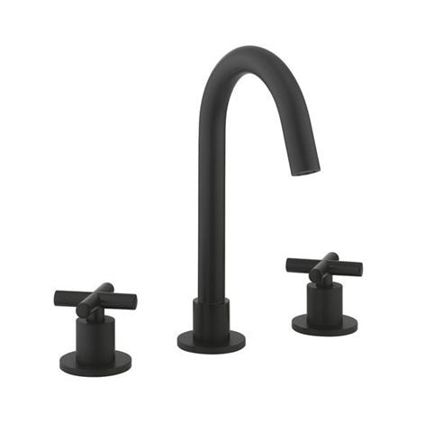 Crosswater MPRO Crosshead Basin 3 Hole Set Matt Black