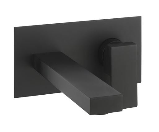 Crosswater Essential Verge Wall Mounted Basin Mixer- Black