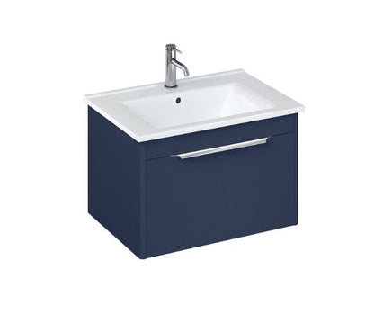 Shoreditch 65cm Wall Mounted Single Drawer Matt Blue
