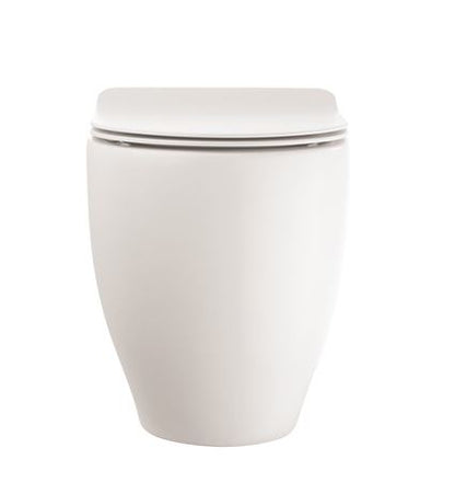 Crosswater Glide II Back to Wall Rimless Pan - Matt White