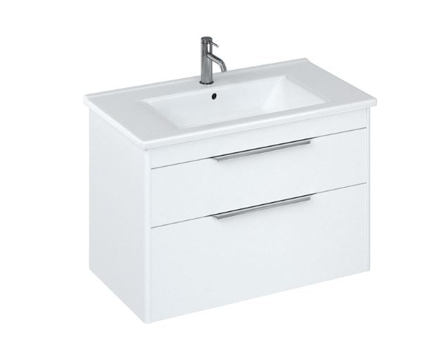 Shoreditch 85cm double drawer Matt White