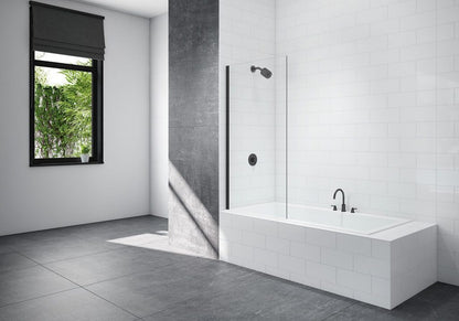 Merlyn Black Fixed Bath Screen