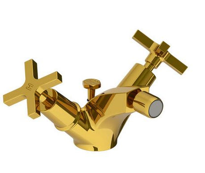 Lefroy Brooks Mackintosh Bidet Mixer - Antique Gold