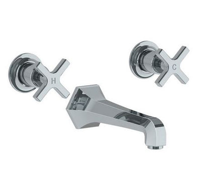 Lefroy Brooks Mackintosh 3 Hole Wall Basin Mixer Set MH1200