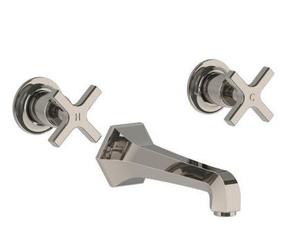 Lefroy Brooks Mackintosh 3 Hole Wall Basin Mixer Set MH1200