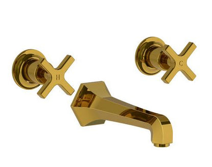 Lefroy Brooks Mackintosh 3 Hole Wall Basin Mixer Set MH1200