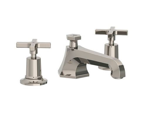 Lefroy Brooks Mackintosh 3 Hole Basin Mixer With Pop Up Waste - Polished Brass
