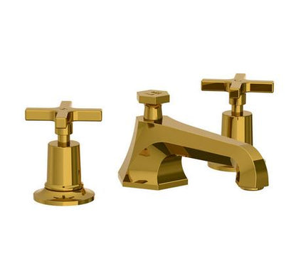 Lefroy Brooks Mackintosh 3 Hole Basin Mixer With Pop Up Waste - Polished Brass